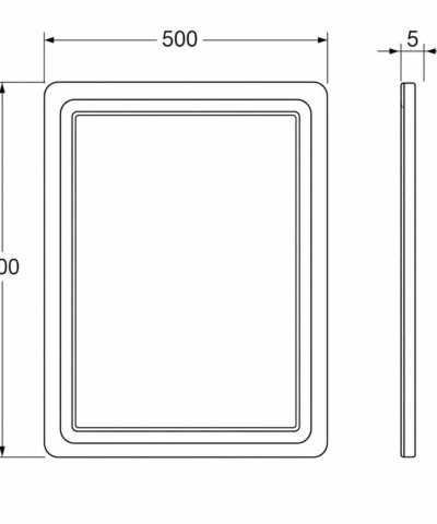 Alternative view of Gương Led Cảm Ứng A5-5070LED