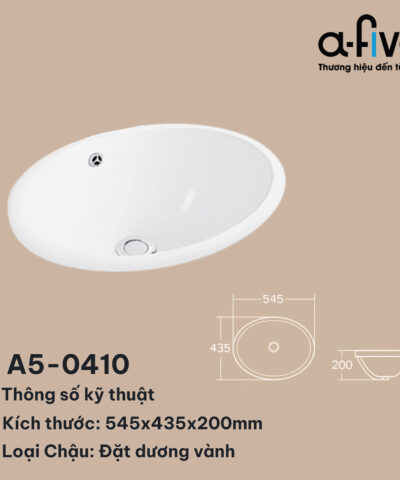 Alternative view of Chậu Lavabo Dương Vành A5-0410