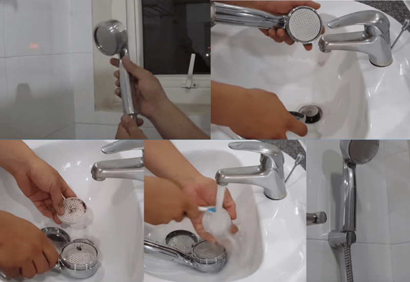 Mẹo vệ sinh sen vòi đúng cách